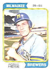 1974 Topps Baseball Cards      051      Bobby Heise